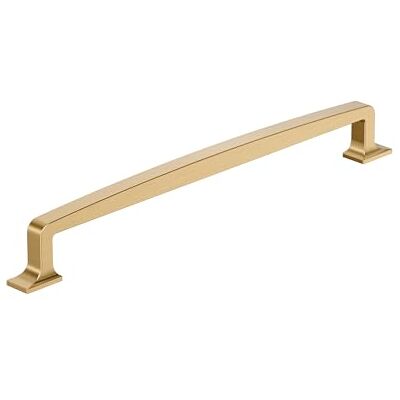 Amerock Westerly Maniglia per armadietto, 256 mm, in bronzo champagne, da centro a centro Amerock Westerly Maniglia per armadietto, 256 mm, in bronzo champagne, da centro a centro