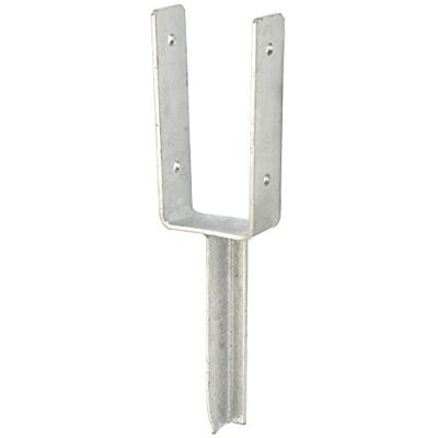 Alberts Gah- Supporto a U con ancoraggio di di ferro, zincato a fuoco, larghezza: 91 mm Alberts Gah- Supporto a U con ancoraggio di di ferro, zincato a fuoco, larghezza: 91 mm