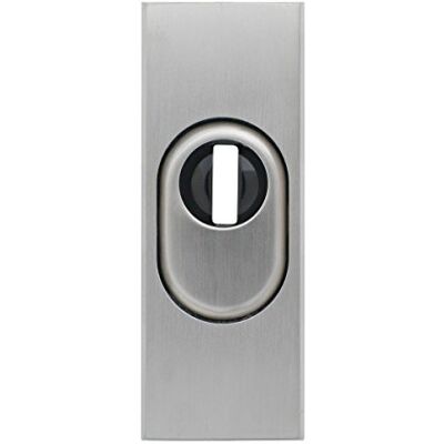 ABUS Rosetta di Protezione RSZS316 Antieffrazione con Protezione Cilindro per Porte in Metallo, Acciaio Inossidabile, ABUS Rosetta di Protezione RSZS316 Antieffrazione con Protezione Cilindro per Porte in Metallo, Acciaio Inossidabile,