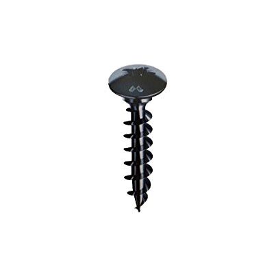 Mustad 200 viti Panelvit FC, testa rotonda larga a colletto, PZ2, D. 5 x 40 mm, NeroPlus, lubrificate Mustad 200 viti Panelvit FC, testa rotonda larga a colletto, PZ2, D. 5 x 40 mm, NeroPlus, lubrificate
