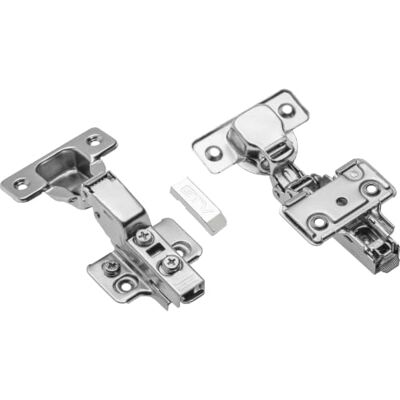 GTV Cerniera per mobili SOLID PLUS 3D, mezzo sormonto con chiusura ammortizzata, Clip-On, regolazione 3D, scodellino 35 mm, Nichel, 10 pezzi GTV Cerniera per mobili SOLID PLUS 3D, mezzo sormonto con chiusura ammortizzata, Clip-On, regolazione 3D, scodellino 35 mm, Nichel, 10 pezzi