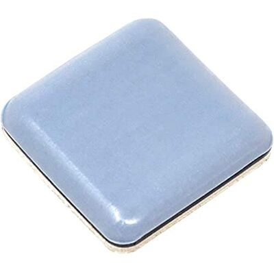 Adsamm ® / 100 x scivoli autoadesivi in PTFE / grigio azzurri / 30x30 mm / quadrati / pad adesivi in PTFE e gomma da 5 mm di spessore / piedini protettivi per arredi ® Quality Adsamm ® / 100 x scivoli autoadesivi in PTFE / grigio azzurri / 30x30 mm / quadrati / pad adesivi in PTFE e gomma da 5 mm di spessore / piedini protettivi per arredi ® Quality