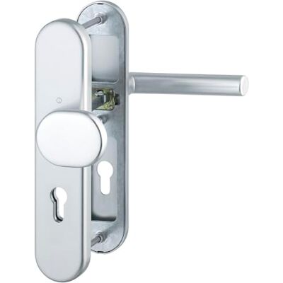 HOPPE di sicurezza Maniglia Amsterdam – su piastra lunga cilindro a profilo distanza 92 mm, per porte dello spessore di 67 – 72 mm, senza nucleo ANTISCASSO, VK 8, 1 pezzi, HOPPE di sicurezza Maniglia Amsterdam – su piastra lunga cilindro a profilo distanza 92 mm, per porte dello spessore di 67 – 72 mm, senza nucleo ANTISCASSO, VK 8, 1 pezzi,