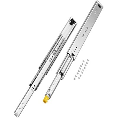 VEVOR 1 Paio di Guide per Cassetti a Estensione Completa, Capacità di Carico 113,4 kg, Guide per Cassetti con Bloccaggio, Cuscinetti a Sfera con Guida Scorrevole Serratura 482 x 53 x 19,5 mm VEVOR 1 Paio di Guide per Cassetti a Estensione Completa, Capacità di Carico 113,4 kg, Guide per Cassetti con Bloccaggio, Cuscinetti a Sfera con Guida Scorrevole Serratura 482 x 53 x 19,5 mm