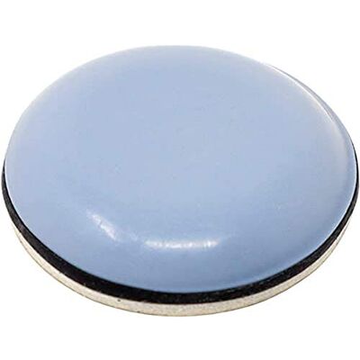 Adsamm ® / 32 x scivoli autoadesivi in PTFE / grigio azzurri / Ø 25 mm / tondi / pad adesivi in PTFE e gomma da 5 mm di spessore / piedini protettivi per arredi ® Quality Adsamm ® / 32 x scivoli autoadesivi in PTFE / grigio azzurri / Ø 25 mm / tondi / pad adesivi in PTFE e gomma da 5 mm di spessore / piedini protettivi per arredi ® Quality