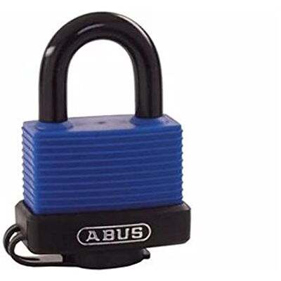 ABUS Lucchetto a Combinazione in Ottone Aqua Safe 70IB/45 Resistente alle Intemperie Archetto in Acciaio Inox Anticorrosione Rivestimento in Plastica Livello di Sicurezza 5 ABUS Lucchetto a Combinazione in Ottone Aqua Safe 70IB/45 Resistente alle Intemperie Archetto in Acciaio Inox Anticorrosione Rivestimento in Plastica Livello di Sicurezza 5