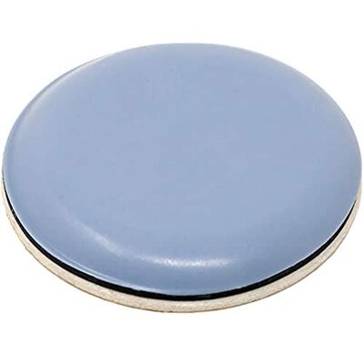 Adsamm ® / 32 x scivoli autoadesivi in PTFE / grigio azzurri / Ø 40 mm / tondi / pad adesivi in PTFE e gomma da 5 mm di spessore / piedini protettivi per arredi ® Quality Adsamm ® / 32 x scivoli autoadesivi in PTFE / grigio azzurri / Ø 40 mm / tondi / pad adesivi in PTFE e gomma da 5 mm di spessore / piedini protettivi per arredi ® Quality
