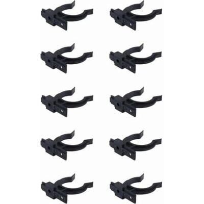 cyclingcolors 10x Gancio per battiscopa zoccolo cucina universale clip piedini zoccalatura plastica zoccolino, Ø 32mm cyclingcolors 10x Gancio per battiscopa zoccolo cucina universale clip piedini zoccalatura plastica zoccolino, Ø 32mm