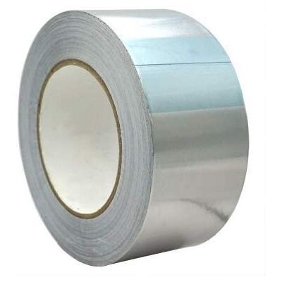 StickersLab Nastro in alluminio argento alte temperature con liner per giunture (25mm x 50 MT) StickersLab Nastro in alluminio argento alte temperature con liner per giunture (25mm x 50 MT)