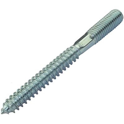 Aerzetix Set di 10 Viti a Doppio Filetto Prigioniero Punto Vite Metallo/Legno con o Senza Tasselli Ø10x100mm Acciaio Zincato Colore Argento C44771 Aerzetix Set di 10 Viti a Doppio Filetto Prigioniero Punto Vite Metallo/Legno con o Senza Tasselli Ø10x100mm Acciaio Zincato Colore Argento C44771