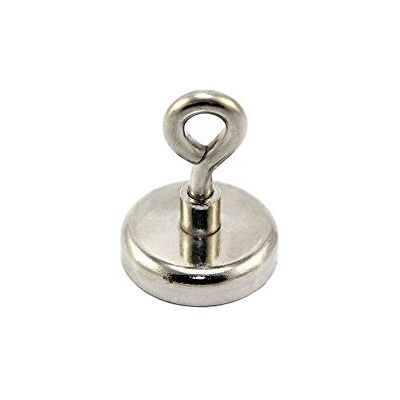 FIRST4MAGNETS Magnete Di Serraggio Del Neodimio Con Eyebolt M8 Per Appendere, Tenere O Visualizzare Oggetti 48mm Dia Pullo Da 95kg Pacco Di 10 FIRST4MAGNETS Magnete Di Serraggio Del Neodimio Con Eyebolt M8 Per Appendere, Tenere O Visualizzare Oggetti 48mm Dia Pullo Da 95kg Pacco Di 10