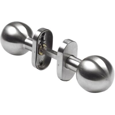 Amig – Pomolo/Maniglia rotonda per porta interna – Mod. – Impugnatura ergonomica – Rosetta rotonda – Acciaio inox 18/8 satinato – Ø62 x 77 mm Amig – Pomolo/Maniglia rotonda per porta interna – Mod. – Impugnatura ergonomica – Rosetta rotonda – Acciaio inox 18/8 satinato – Ø62 x 77 mm