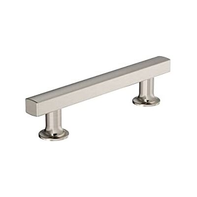 Amerock Corp Everett Pull, 5-1/16" (128 mm) Centro-Centro, nichel satinato Amerock Corp Everett Pull, 5-1/16" (128 mm) Centro-Centro, nichel satinato