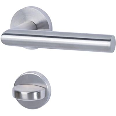 Alpertec Fair go in acciaio inox per porte del bagno e porta bloccaggio trasversale fermo, Alpertec Fair go in acciaio inox per porte del bagno e porta bloccaggio trasversale fermo,