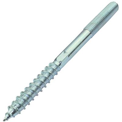 Aerzetix Set di 10 Viti a Doppio Filetto Prigioniero Punto Vite Metallo/Legno con o Senza Tasselli Ø12x160mm Acciaio Zincato Colore Argento C44764 Aerzetix Set di 10 Viti a Doppio Filetto Prigioniero Punto Vite Metallo/Legno con o Senza Tasselli Ø12x160mm Acciaio Zincato Colore Argento C44764