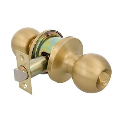 Amigo Modello 612 11131 Maniglia porta rotonda in ottone satinato - Maniglia porta Amigo Modello 612 11131 Maniglia porta rotonda in ottone satinato - Maniglia porta