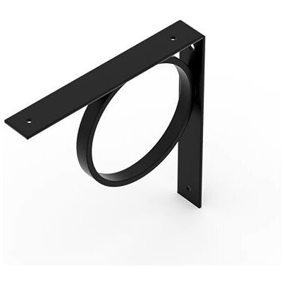 Alberts Opzionale in Vari Colori di Tendenza-Mensola in Coppia o singola-205 x 205 x 30 mm, Nero Alberts Opzionale in Vari Colori di Tendenza-Mensola in Coppia o singola-205 x 205 x 30 mm, Nero