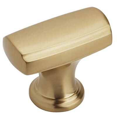 Amerock Pomello per armadietto, bronzo champagne, lunghezza 35 mm, Highland Ridge, confezione da 1, pomello per cassetti, hardware per armadietti Amerock Pomello per armadietto, bronzo champagne, lunghezza 35 mm, Highland Ridge, confezione da 1, pomello per cassetti, hardware per armadietti