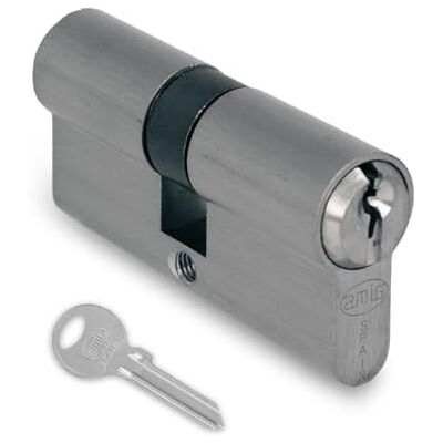 Amig Cilindro per Serrature Misura: 70 mm (35-35) Níquel mate 6 Perni Sistema Anti-gancio e Anti-bumping Perni Anti-perforazione Include 3 Chiavi Vite di Fissaggio da 65 mm Amig Cilindro per Serrature Misura: 70 mm (35-35) Níquel mate 6 Perni Sistema Anti-gancio e Anti-bumping Perni Anti-perforazione Include 3 Chiavi Vite di Fissaggio da 65 mm