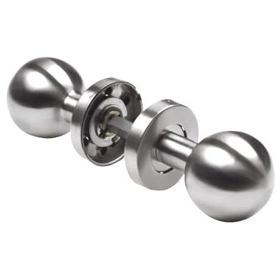 Amig – Pomolo/Maniglia rotonda per porta interna – Mod. – Impugnatura ergonomica – Rosetta rotonda – Acciaio inox 18/8 satinato – Ø50 x 78 mm Amig – Pomolo/Maniglia rotonda per porta interna – Mod. – Impugnatura ergonomica – Rosetta rotonda – Acciaio inox 18/8 satinato – Ø50 x 78 mm