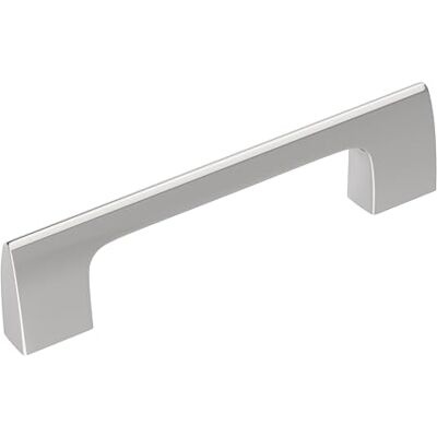 Amerock Maniglia per armadio cromo lucido 96 mm (96 mm) da centro a centro Riva 1 confezione maniglia per cassetti hardware per armadi Amerock Maniglia per armadio cromo lucido 96 mm (96 mm) da centro a centro Riva 1 confezione maniglia per cassetti hardware per armadi