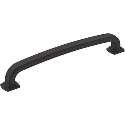 Amerock Maniglia per armadietto, nero opaco, 160 mm, da centro a centro, superpass, confezione da 1, maniglia per armadietti, hardware per armadietti Amerock Maniglia per armadietto, nero opaco, 160 mm, da centro a centro, superpass, confezione da 1, maniglia per armadietti, hardware per armadietti