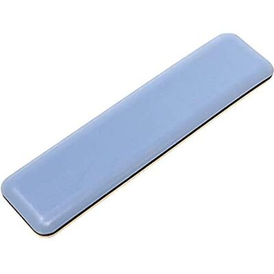Adsamm ® / 100 x scivoli autoadesivi in PTFE / grigio azzurri / 24x100 mm / rettangolari / pad adesivi in PTFE e gomma da 5 mm di spessore / piedini protettivi per arredi ® Quality Adsamm ® / 100 x scivoli autoadesivi in PTFE / grigio azzurri / 24x100 mm / rettangolari / pad adesivi in PTFE e gomma da 5 mm di spessore / piedini protettivi per arredi ® Quality