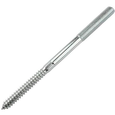 Aerzetix Set di 10 Viti a Doppio Filetto Prigioniero Punto Vite Metallo/Legno con o Senza Tasselli Ø10x160mm Acciaio Zincato Colore Argento C44768 Aerzetix Set di 10 Viti a Doppio Filetto Prigioniero Punto Vite Metallo/Legno con o Senza Tasselli Ø10x160mm Acciaio Zincato Colore Argento C44768