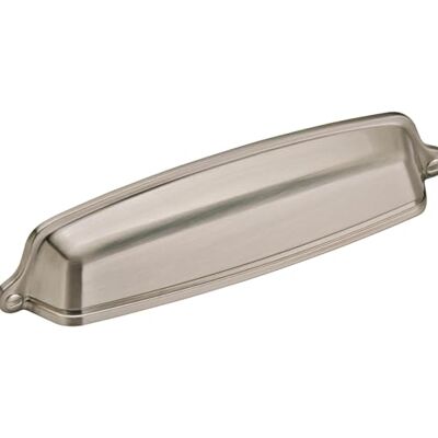 Amerock Maniglia per cassetto, in nichel satinato, 128 mm, da centro a centro, statura, confezione da 1, maniglia per cassetti, accessori per armadietti Amerock Maniglia per cassetto, in nichel satinato, 128 mm, da centro a centro, statura, confezione da 1, maniglia per cassetti, accessori per armadietti