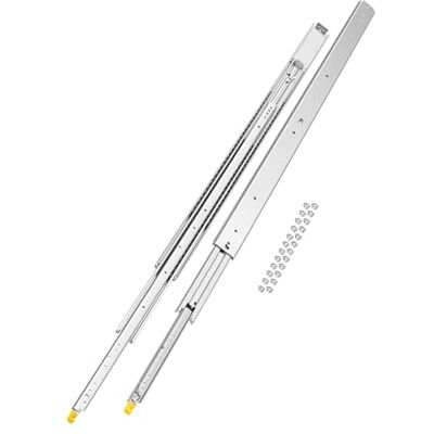 VEVOR 1 Paio di Guide per Cassetti a Estensione Completa, Capacità di Carico 226,7 kg, Guide per Cassetti con Bloccaggio, Cuscinetti a Sfera con Guida Scorrevole 1555 x 76 x 19,5 mm VEVOR 1 Paio di Guide per Cassetti a Estensione Completa, Capacità di Carico 226,7 kg, Guide per Cassetti con Bloccaggio, Cuscinetti a Sfera con Guida Scorrevole 1555 x 76 x 19,5 mm