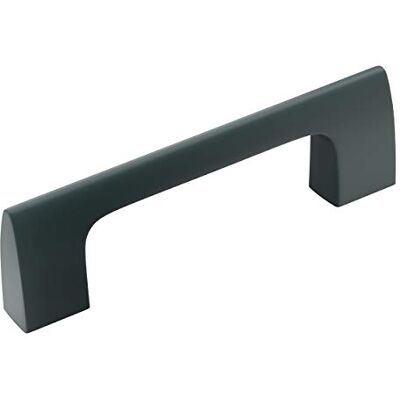 Amerock Maniglia per armadio nero opaco 76 mm da centro a centro Riva 1 confezione maniglia per cassetti hardware per armadietti Amerock Maniglia per armadio nero opaco 76 mm da centro a centro Riva 1 confezione maniglia per cassetti hardware per armadietti