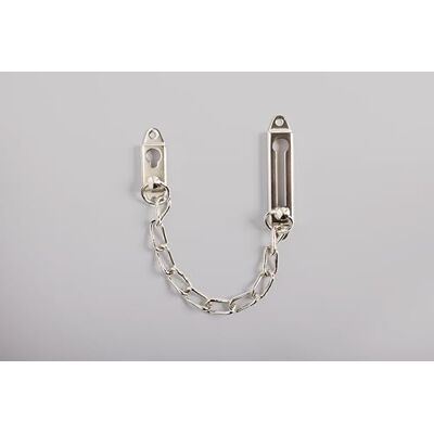 Socona Catenella di sicurezza per porta, cromata Socona Catenella di sicurezza per porta, cromata