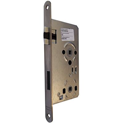 Alpertec lucchetto oggetto innesto lucchetto DIN destra ante per bagno WC in acciaio inox opaco Lucchetto, Serrature, ghiera 20 mm, rotondo, quadrato 8 mm, distanza 78 mm, Alpertec lucchetto oggetto innesto lucchetto DIN destra ante per bagno WC in acciaio inox opaco Lucchetto, Serrature, ghiera 20 mm, rotondo, quadrato 8 mm, distanza 78 mm,