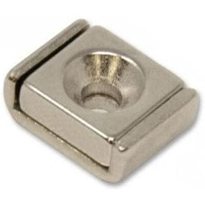 FIRST4MAGNETS Magnete Del Canale Neodimio Per Il Montaggio O Il Fissaggio, Chiusura Delle Porte, Supporti Per La Targa E Segnaletica 10mm x 13,5mm x 5mm Di Spessore Con Foro Di Contropiede Da 3,3mm Tiro Da 4kg FIRST4MAGNETS Magnete Del Canale Neodimio Per Il Montaggio O Il Fissaggio, Chiusura Delle Porte, Supporti Per La Targa E Segnaletica 10mm x 13,5mm x 5mm Di Spessore Con Foro Di Contropiede Da 3,3mm Tiro Da 4kg