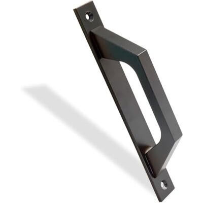 Amig Maniglia porta Maniglia per porta scorrevole Design rettangolare elegante e resistente 198 x 25 x 40 mm Alluminio Nero Amig Maniglia porta Maniglia per porta scorrevole Design rettangolare elegante e resistente 198 x 25 x 40 mm Alluminio Nero