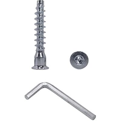 Marcopol Confezione da 25 viti per mobili a testa esagonale interna 7,0 x 40 mm, vite di conferma per legno, zincata, bulloni di fissaggio (25, 7,0 x 40 mm) Marcopol Confezione da 25 viti per mobili a testa esagonale interna 7,0 x 40 mm, vite di conferma per legno, zincata, bulloni di fissaggio (25, 7,0 x 40 mm)