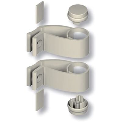 LA CROISEE DS Kit supporto maniglia Diva X LA CROCIATA DS Ø 35 mm, grezzo DS7318-000 LA CROISEE DS Kit supporto maniglia Diva X LA CROCIATA DS Ø 35 mm, grezzo DS7318-000