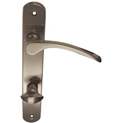 Alpertec Amos LS in ottone e acciaio inox colori per porte del bagno WC pulsante set maniglia porta guarnizioni, Alpertec Amos LS in ottone e acciaio inox colori per porte del bagno WC pulsante set maniglia porta guarnizioni,