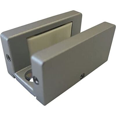 Dorma Glas Muto Guida a pavimento (porta scorrevole), spessore vetro 8-13,5 mm, regolabile, effetto acciaio INOX Dorma Glas Muto Guida a pavimento (porta scorrevole), spessore vetro 8-13,5 mm, regolabile, effetto acciaio INOX