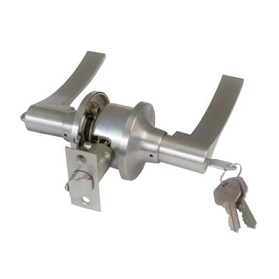 Amig Set di maniglie d'ingresso Destra con serratura Rosetta per porte Maniglia ideale per porte in legno Zamak Argentato Serratura d'ingresso di 60/70 mm Amig Set di maniglie d'ingresso Destra con serratura Rosetta per porte Maniglia ideale per porte in legno Zamak Argentato Serratura d'ingresso di 60/70 mm