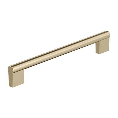 Amerock Versa Maniglia per armadietto champagne dorato da centro a centro, 192 mm Amerock Versa Maniglia per armadietto champagne dorato da centro a centro, 192 mm