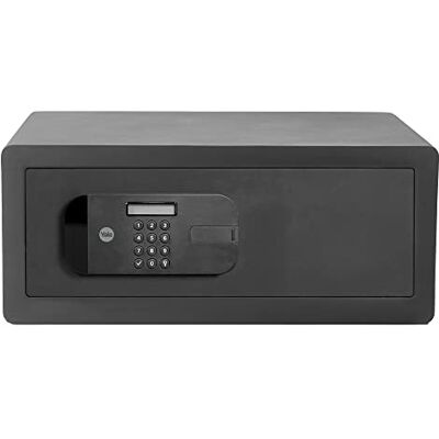 Yale Cassaforte motorizzata per laptop ad alta sicurezza Y, accesso con codice pin digitale, funzione di blocco e tasto di sovraccarico, dim interne: 192 x 475 x 295mm Yale Cassaforte motorizzata per laptop ad alta sicurezza Y, accesso con codice pin digitale, funzione di blocco e tasto di sovraccarico, dim interne: 192 x 475 x 295mm