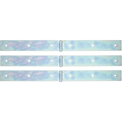 Alberts GAH- 315900 Nastro per cassa, con perno rivettato, zincato giallo galvanizzato, 400 x 35 mm, set da 3 Alberts GAH- 315900 Nastro per cassa, con perno rivettato, zincato giallo galvanizzato, 400 x 35 mm, set da 3