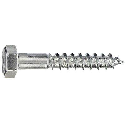 Connex Vite a testa esagonale per legno, DIN 571, 1.000 g, in acciaio INOX, 6 x 100 mm Connex Vite a testa esagonale per legno, DIN 571, 1.000 g, in acciaio INOX, 6 x 100 mm