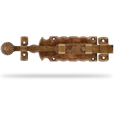 Amig Catenaccio Porta Modello 410 In Acciaio con Albero in Zama 300 mm Chiavistello Porta Ideale per Porte di Passaggio Amig Catenaccio Porta Modello 410 In Acciaio con Albero in Zama 300 mm Chiavistello Porta Ideale per Porte di Passaggio