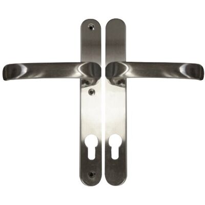 Alpertec sottile cambio panna Targa per porta scopino Set 92 mm, Quadro 8 mm, – Maniglia, edelstahlfarbig, Alpertec sottile cambio panna Targa per porta scopino Set 92 mm, Quadro 8 mm, – Maniglia, edelstahlfarbig,