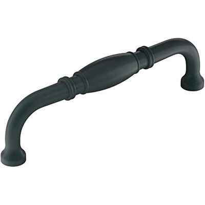 Amerock Maniglia per armadio Nero opaco 128 mm Centro-centro Granby Confezione da 1 Maniglia per cassetti Ferramenta per armadi Amerock Maniglia per armadio Nero opaco 128 mm Centro-centro Granby Confezione da 1 Maniglia per cassetti Ferramenta per armadi