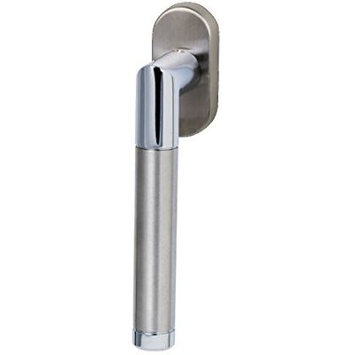 Alpertec Maniglia in Acciaio Inox per finestra, Standard, 2 colori, singola, Alpertec Maniglia in Acciaio Inox per finestra, Standard, 2 colori, singola,