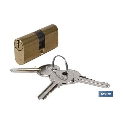 COFAN - Cilindro Ovale 27/27 - Leva Lunga - Ottone COFAN - Cilindro Ovale 27/27 - Leva Lunga - Ottone