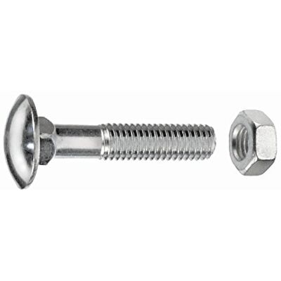 Connex Viti di fissaggio, in acciaio INOX, M6 x 40 mm, zincate, DIN 603, 1000 g Connex Viti di fissaggio, in acciaio INOX, M6 x 40 mm, zincate, DIN 603, 1000 g